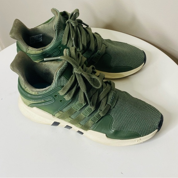 Adidas EQT Support ADV Olive Limited Edition Athletic Sneaker Shoe Womens Size 6 - Picture 8 of 12